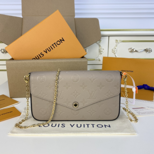 Louis Vuitton LU  POCHETTE FELICIE Flower Crown 21CM M64064 From BC Factory Top Version