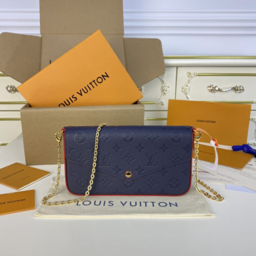 Louis Vuitton LU  POCHETTE FELICIE Flower Crown 21CM M64064 From BC Factory Top Version