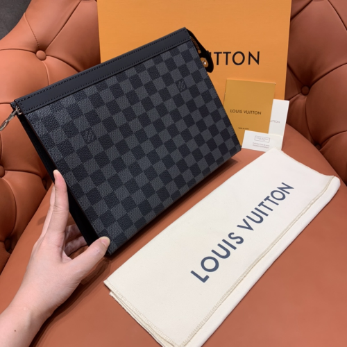 Louis Vuitton Pochette Voyage MM 27CM N41696 From Orange couch Factory