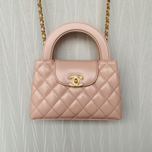 new mini shipping bag pink lamskin for 187 king