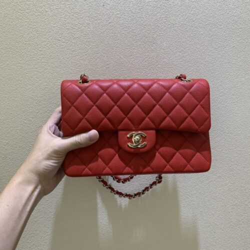 23cm Small CF Red Small Caviar leather -187 King Version