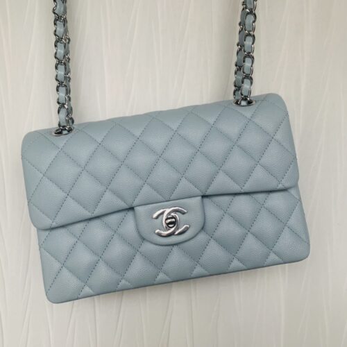 23cm Small CF Light Blue Small Caviar Leather -187 King Version