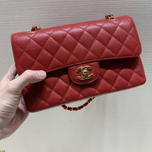 23cm Small CF Red Classic Caviar Leather -187 King Version