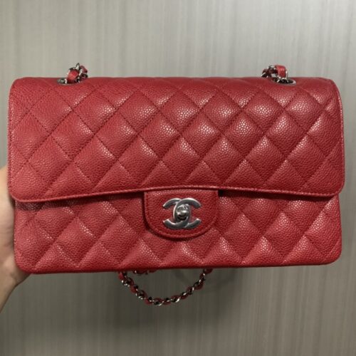 25cm Medium CF Red Caviar Leather -187 King Version