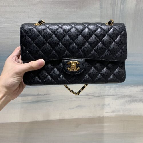 25cm Medium CF Black Caviar Leather -187 King Version