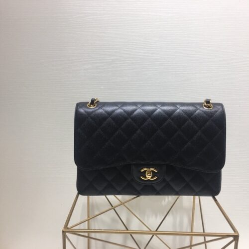 30cm Jumbo CF Black caviar Leather -187 King Version