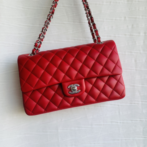 25cm CF Red  Lamskin Leather SHW -187 King Version