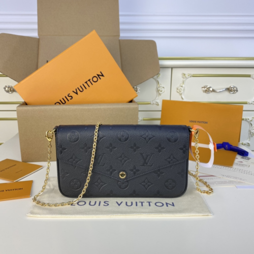 Louis Vuitton LU  POCHETTE FELICIE Flower Crown 21CM M64064 From BC Factory Top Version