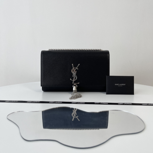 Saint Laurent KATE TASSEL 24CM 354119 For Black Frame Factory