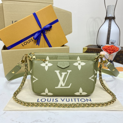 Louis Vuitton Multi Pochette Accessoires Flower Crown 25CM M44670 From BC Factory Top Version