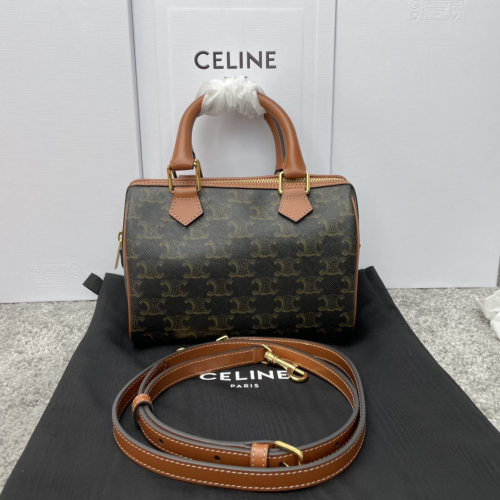 Celine Triomphe Canvas Bag 19.5CM 197582 For Jxg Factory