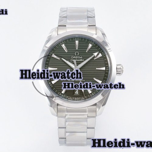 Aqua Terra 150m 41mm VSF 1:1 Best Edition Green Dial on SS Bracelet A8900 Super Clone