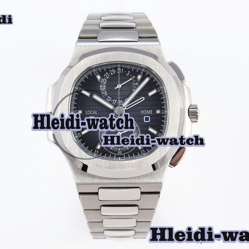 Patek Philippe Nautilus 5990 SS SPPF 1:1 Best Edition Gray Dial on SS Bracelet A28-520 Clone