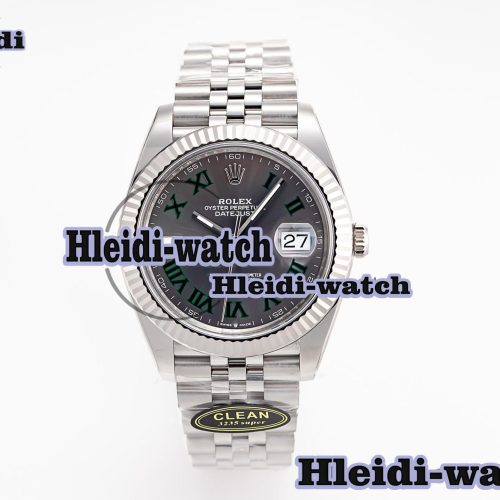 DateJust 41 126334 904L SS Clean Factory Best Edition Wimbledon Dial on Jubilee Bracelet VR3235