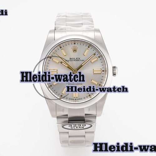 Oyster Perpetual 124300 41mm Clean 1:1 Best Edition 904L Steel Silver Dial VR3230