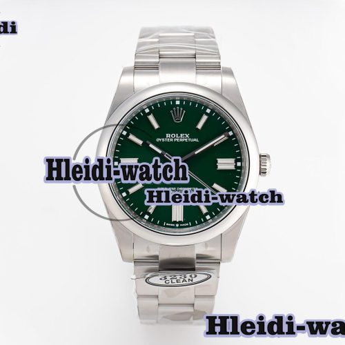 Oyster Perpetual 124300 41mm Clean 1:1 Best Edition 904L Steel Green Dial VR3230