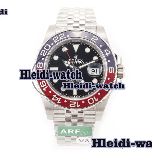 GMT-Master II 126710 BLRO Blue/Red Ceramic 904L ARF 1:1 Best Edition on Jubilee Bracelet SH3285 CHS V3