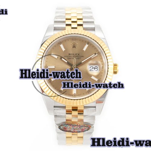 DateJust 41 126333 Clean Best Edition YG Gold Dial Stick Markers on Jubilee Bracelet VR3235