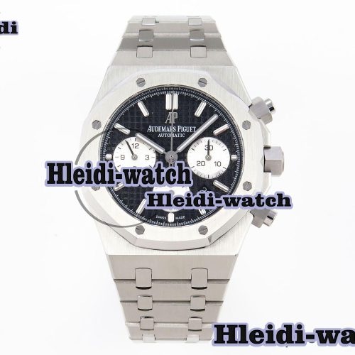 Audermars Piguet Royal Oak Chrono 26331 SS IPF 1:1 Best Edition Black/White Dial on SS Bracelet