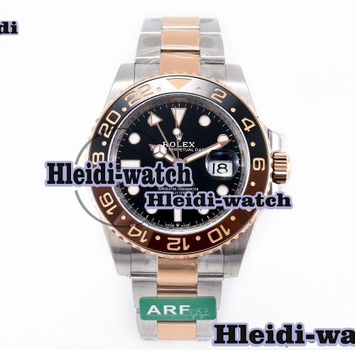 GMT-Master II 126711 CHNR ARF 1:1 Best Edition Black Dial on RG/SS Bracelet SH3285 CHS