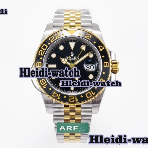 GMT-Master II 126713 GRNR ARF 1:1 Best Edition Black Dial on YG/SS Jubilee Bracelet SH3285 CHS