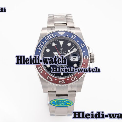 GMT-Master II 126710 BLRO Red/Blue Ceramic 904L Steel Clean Factory Best Edition on Oyster Bracelet DD3285 CHS v2