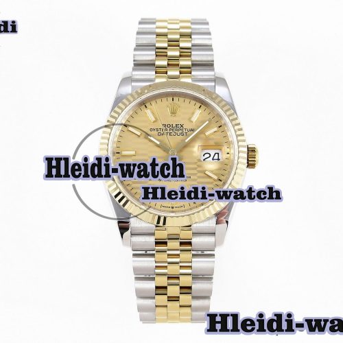 Rolex DateJust 36 SS 126233 BPF 1:1 Best Edition 904L Steel YG Textured Dial on Jubilee Bracelet VS3235