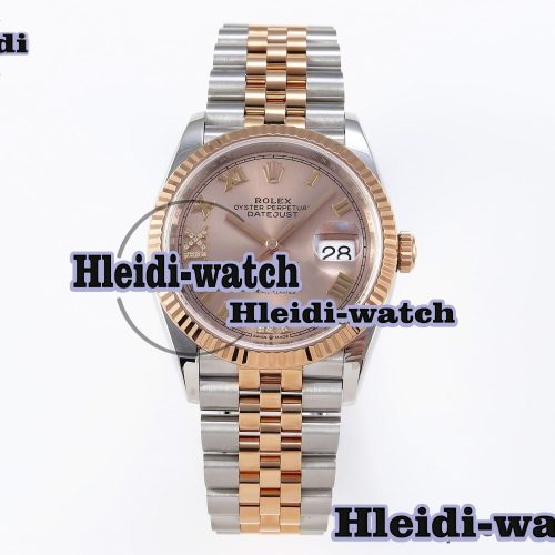 Rolex DateJust 36 SS/RG 126231 VSF 1:1 Best Edition 904L Steel RG Dial on Jubilee Bracelet VS3235