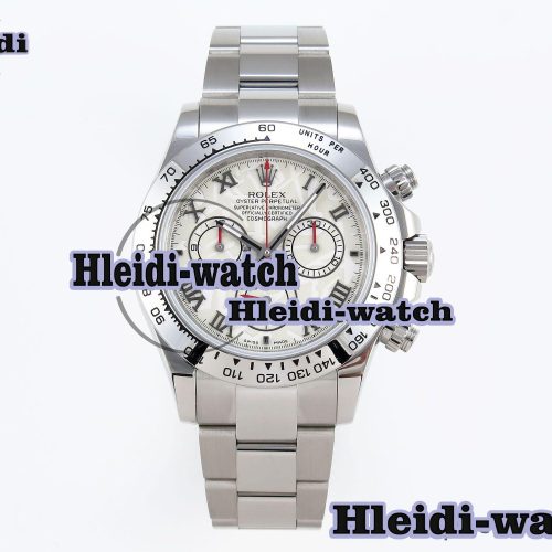 Rolex Daytona 116509 SS OMF Best Edition Meteorite Dial on SS Bracelet A7750 (Slim Movement)