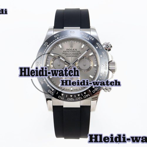 Rolex Daytona 116519 SS OMF Best Edition Gray Dial on Oysterflex Strap A7750 (Slim Movement)