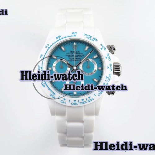 Rolex Daytona AET White Ceramic Case and Bracelet Tiffany Blue Dial Noob Best Edition SA4130