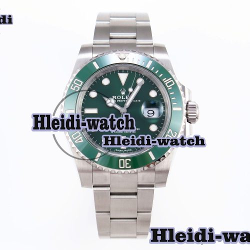 Rolex Submariner 116610 LV Green Ceramic C+S 904L 1:1 Best Edition on SS Bracelet SA3135