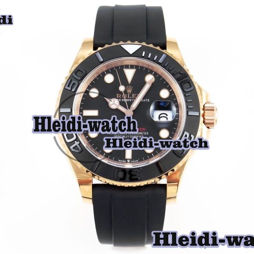 Rolex Yacht-Master 126655 C+SF Best Edition Black Ceramic Bezel on Oysterflex Strap VR3235