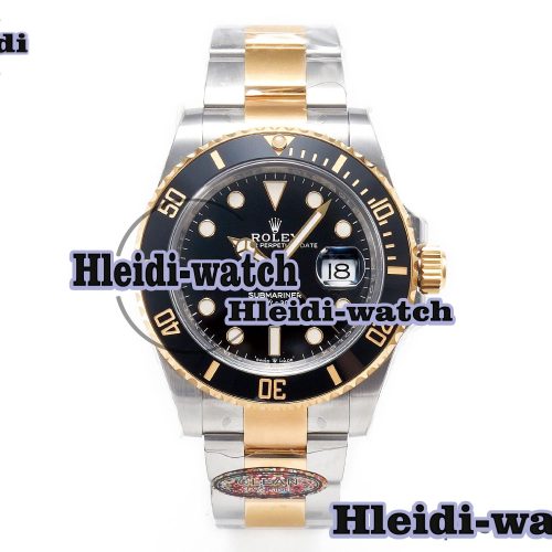 Submariner 126613LN 41mm Clean 1:1 Best Edition YG/SS Black Dial VR3235