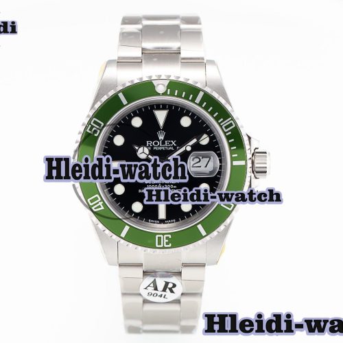 Submariner 16610 LV No Rehaut Engraving 904L Steel ARF 1:1 Best Edition on SS Bracelet SH3135 V2