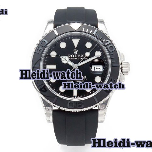 Yacht-Master 42mm 226659 VSF 1:1 Best Edition 3D Black Ceramic Bezel on Black Rubber Strap VS3235（Gain Weight）