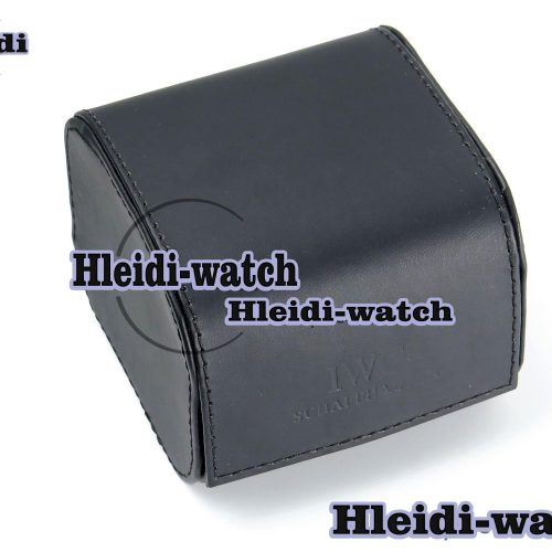 IWC BLACK LEATHER TRAVEL BOX IMPORTANT NOTE