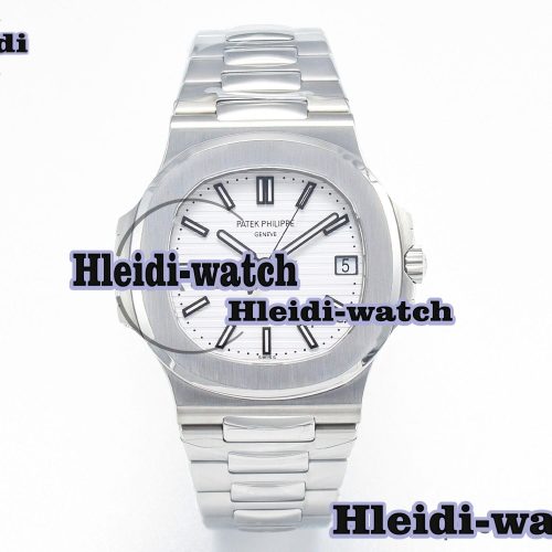 Nautilus 5711/1A PPF 1:1 Best Edition White Textured Dial on SS Bracelet 324CS V3