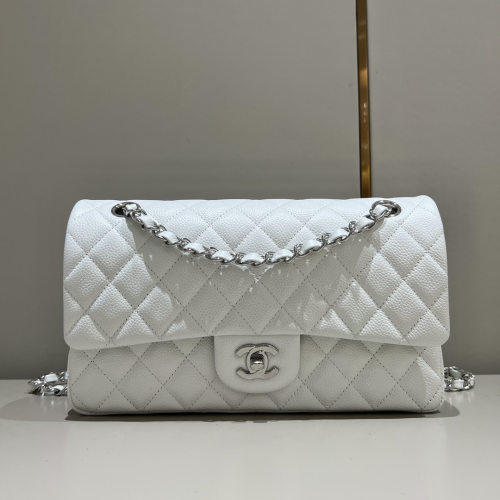 Chanel 25cm Bag White Caviar Leather For God Factory