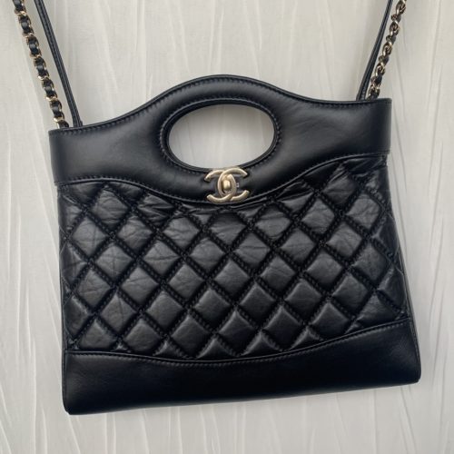 23A 31 Bag Mini Black Leather 187 King