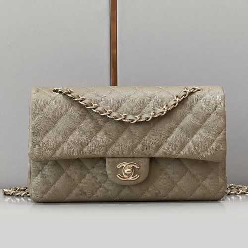 Chanel 25cm Bag Dark Camel Small Caviar Leather For God Factory