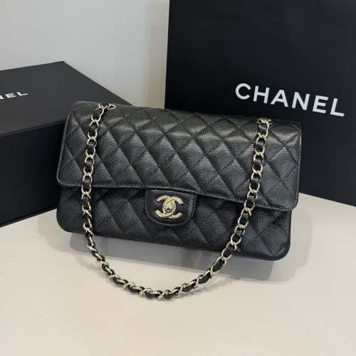 Chanel 25cm Bag Black Caviar Leather For God Factory