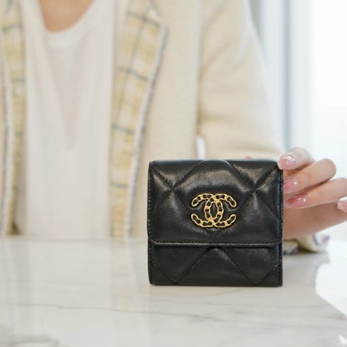 Chanel 19 Wallet lambskin ghw for GD Factory