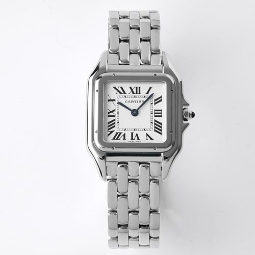 Panthère Secrete De Ladies 27mm SS BVF 1:1 Best Edition White Dial on SS Bracelet Ronda Quartz