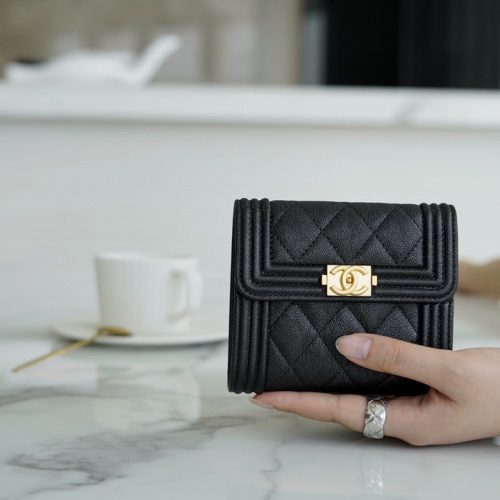 Chanel 19 Leboy Wallet caviar ghw for GD Factory