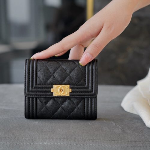 Chanel 19 Leboy Wallet caviar ghw for GD Factory