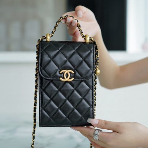 Chanel phone bag lambskin ghw for GD Factory