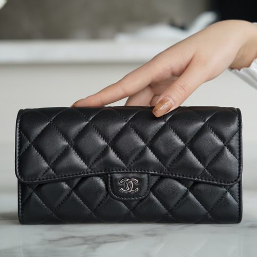 Chanel CF Long Wallet lambskin shw for GD Factory