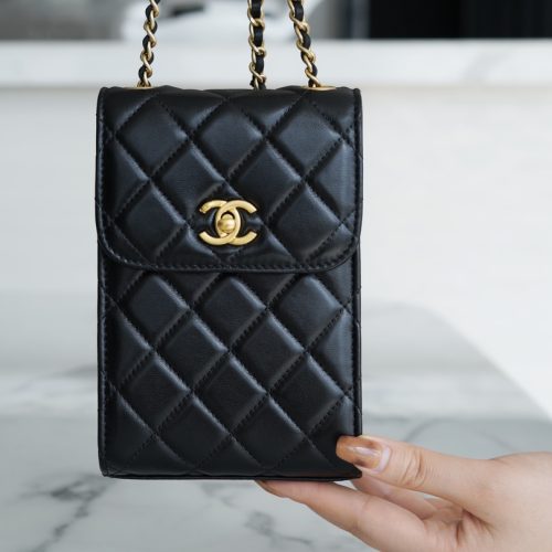 Chanel phone bag lambskin ghw for GD Factory