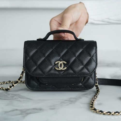 Chanel 22B Mini Messenger Bag caviar for GD Factory